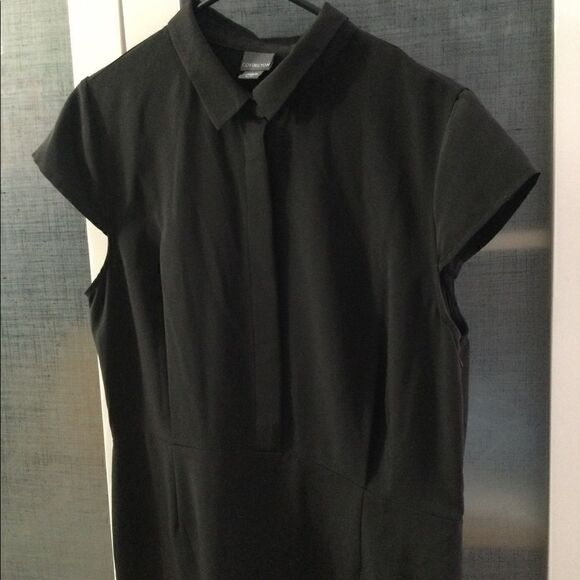 Covington, L black dress cap sleeves midi - Picture 7 of 8